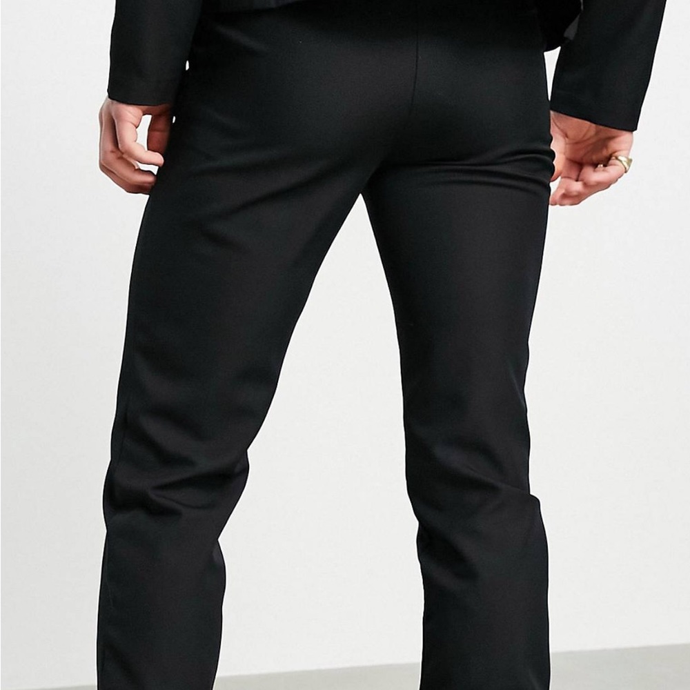 NWOT ASOS Black Mens Joggers 28 x30 - Picture 8 of 10